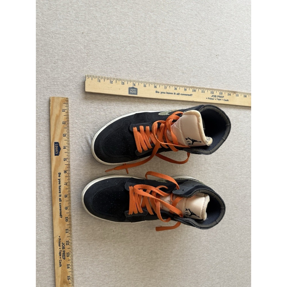 air jordans size 8 mens Black Orange Green
